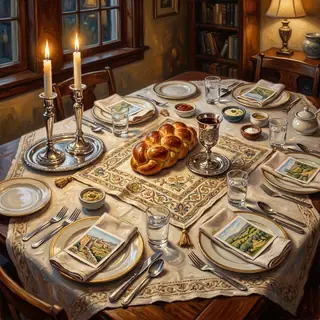Printable Shabbat table pack